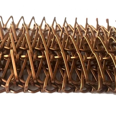 Partitivas de malla de metal tejido de barra cruzada Dia 1,5 mm Área abierta 69,6% La solución definitiva para crear espacios modernos