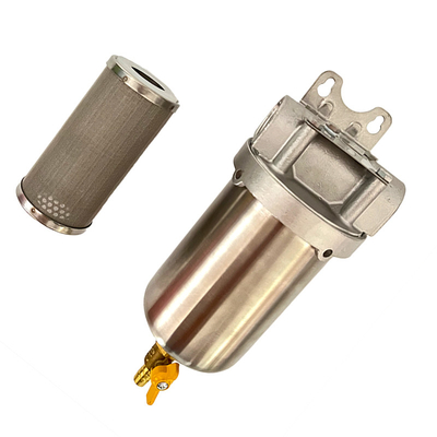 5/10/20 pulgadas SS304 SS316 Casas de filtro de tuberías para agua / alimentos Filtración de líquidos Presión máxima de trabajo 0,1-1Mpa