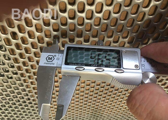 El 1X2M Galvanized Slotted Hole perforaron el acero inoxidable Mesh Screen For Mining