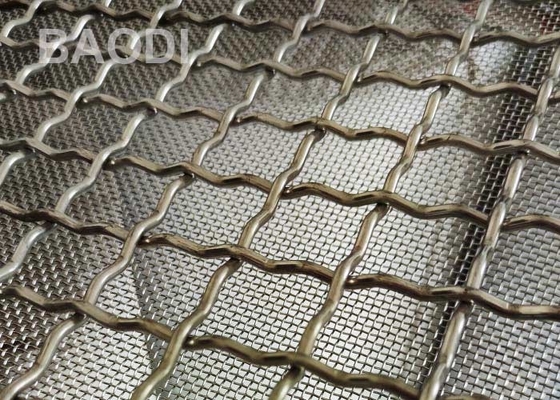 2 pulgadas prensaron el alambre tejido Mesh Stainless Aluminum Screen Antislip