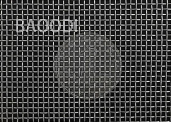 Alambre prensado 1 pulgada Mesh Woven Square Acid Resistant