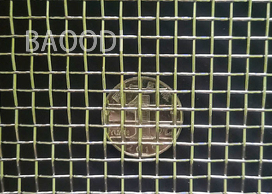 Construcción de aluminio Mesh Plain Weaving Alkali Resistant prensado 0.4m m