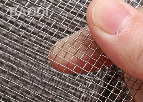 304 alambre prensado de acero inoxidable tejido Mesh Structure Firm
