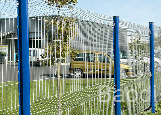 Los paneles de la cerca de la malla metálica del patio, vinilo cubrieron la cerca de alambre soldada con autógena para la zona de la industria