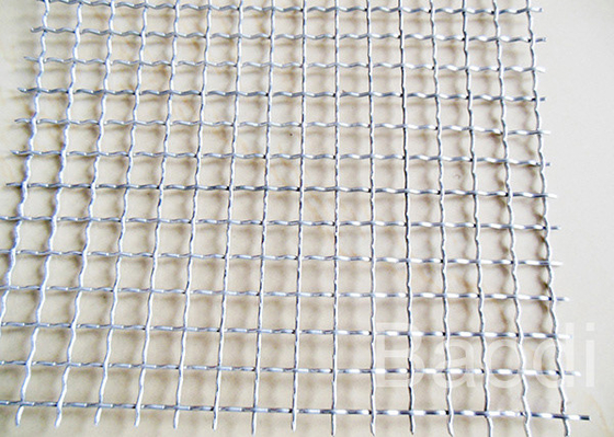 Malla de alambre tejida Rolls, del acero inoxidable los paneles de malla de alambre tejidos modelo cuadrado