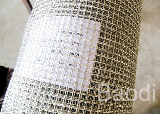 Malla de acero cuadrada de la pantalla para la construcción, pantalla de malla de alambre tejida aluminio