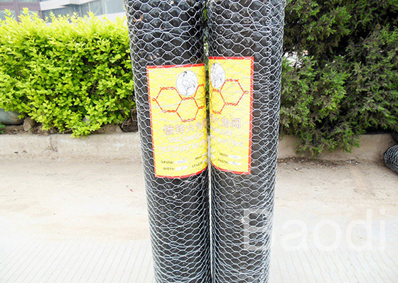 Malla de alambre hexagonal resistente a la corrosión, cerca del jardín del alambre de pollo con el agujero hexagonal