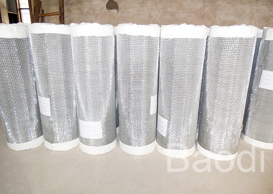 Rollo prensado tejido de aluminio alto StrengthWith de la malla de alambre altura de los 0.9m - del 1.5m