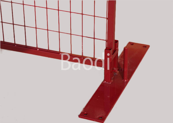 Los paneles portátiles galvanizados de la cerca, barricadas derechas libres del control de multitudes
