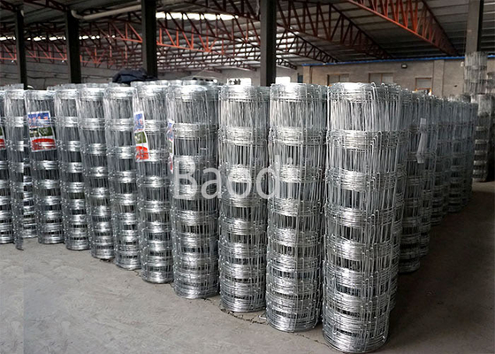 Cerca galvanizada electro de la malla de alambre 74 pulgadas de altura para el campo, cerca de la granja