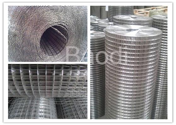 Paño galvanizado alambre soldado con autógena del hardware del hierro para el color brillante de la astilla de la cerca del pájaro