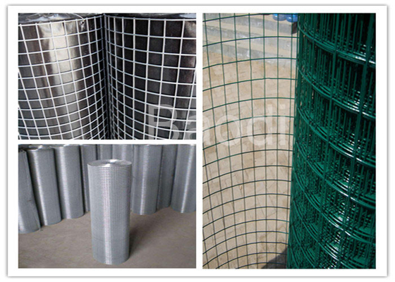 Color verde oscuro revestido polivinílico galvanizado 2 mallas de 19 indicadores del paño del hardware