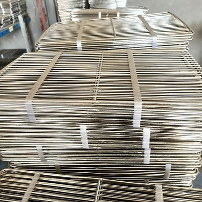 260 / 300mm Largura Barbecue malla de alambre y malla de barbacoa Herramientas de cocina con grillas de acero inoxidable