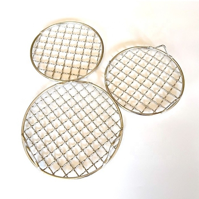 2cm/5cm Piernas/Peyes malla antiadherente de barbacoa Construcción metálica conveniente para limpieza sin esfuerzo y barbacoa perfecta