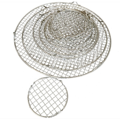 Grilla de cocina de barbacoa de diseño cuadrado con distribución de calor optimizada y diámetro de panel redondo de 13-60 cm