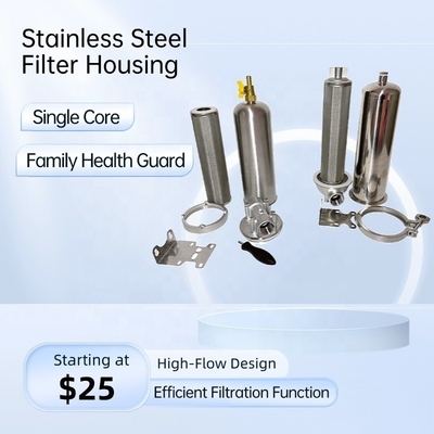 Casas de filtro de agua de acero inoxidable para uso doméstico y comercial NPT/BSPT/BSP No hay compradores