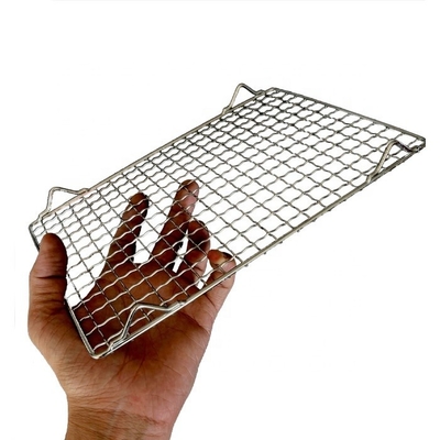 Rejas Accesorio Tipo Doblable portátil Barbecue malla de alambre para fácil al aire libre y viajar