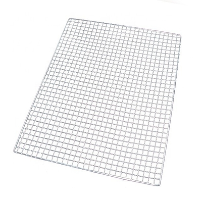 Redes de alambre de barbacoa de parrilla rectangular duradera para cocinar al aire libre estilo de tejido simple Muestra de tejido libremente Muestra
