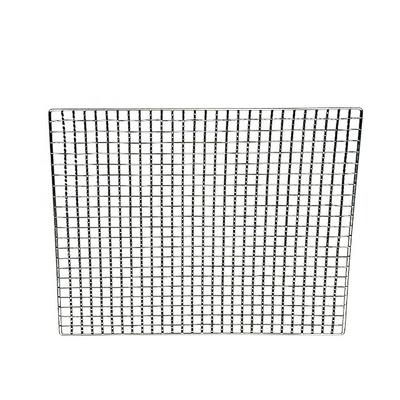 Redes de alambre de barbacoa de parrilla rectangular duradera para cocinar al aire libre estilo de tejido simple Muestra de tejido libremente Muestra
