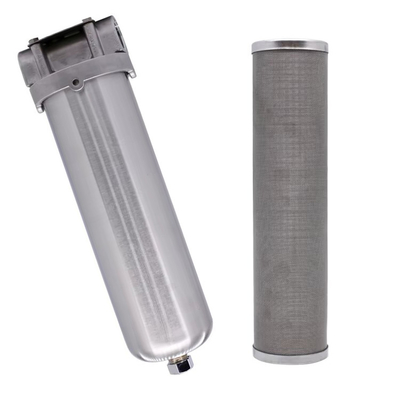 Prefiltro de acero inoxidable 304 para el hogar Todo el hogar Purificador de agua de gran caudal NPT/BSPT/BSP Nivel de rosca 0.1-1Mpa