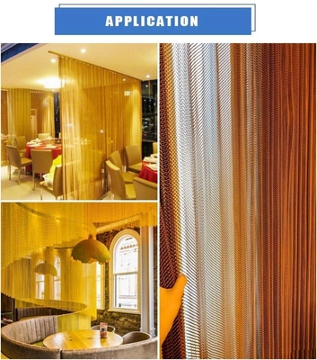Cortinas de malla de aluminio La solución decorativa perfecta para espacios modernos y contemporáneos