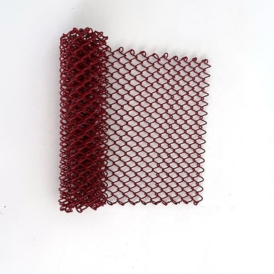 1Cortinas de malla de aluminio de diámetro de alambre de.2 mm Elegante y ligero para espacios interiores en tejido plano