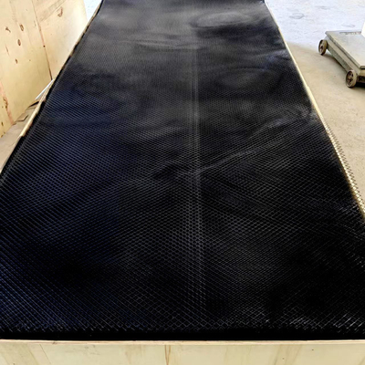 Servicio de procesamiento de pantallas agujeros decorativos en forma de diamante de aluminio aplanado malla metálica expandida para fachadas de techo
