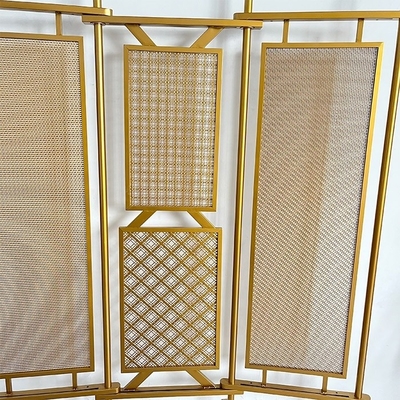 Max 36m longitud duradera Decorativa malla de alambre encrucijada para aplicaciones elegantes Área de apertura 59%