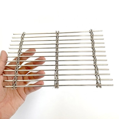 Servicio de procesamiento de desenrollamiento de alambre de malla de metal tejido decorativo de estilo moderno para cortinas de tabiques