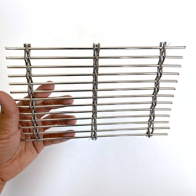 Servicio de procesamiento de desenrollamiento de alambre de malla de metal tejido decorativo de estilo moderno para cortinas de tabiques