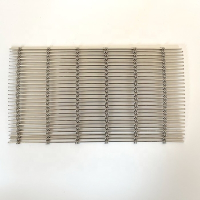 Servicio de procesamiento de desenrollamiento de alambre de malla de metal tejido decorativo de estilo moderno para cortinas de tabiques