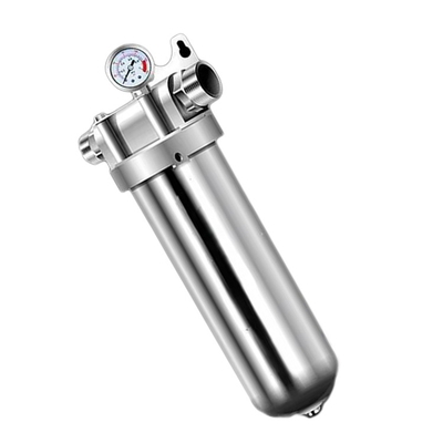 Sistema de pre-filtración de acero inoxidable no eléctrico para el hogar Molde privado e interfaz BSPT de 3/4" para una filtración óptima