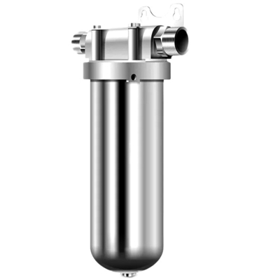 Cartucho de filtro de 10 pulgadas SS304/SS316 Material Diseño ecológico para el sistema de filtración de agua doméstica