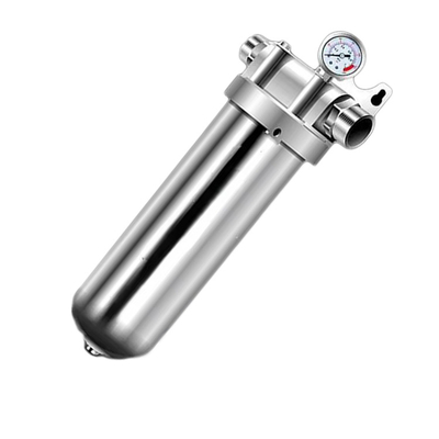 Cartucho de filtro de 10 pulgadas SS304/SS316 Material Diseño ecológico para el sistema de filtración de agua doméstica