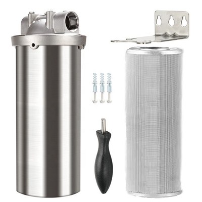 Inglés Lenguaje de funcionamiento 20&quot; Prefiltro de acero inoxidable para filtración de agua residencial NO Control de aplicación