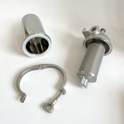 Casas de prefiltros de tratamiento comercial de agua de acero inoxidable duradero y pulido para aplicaciones resistentes a la corrosión