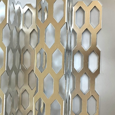 316 Calidad de acero Ventilación Perforación de pantallas metálicas Placas perforadas de chapa para paneles de revestimiento Muestra con ranuras