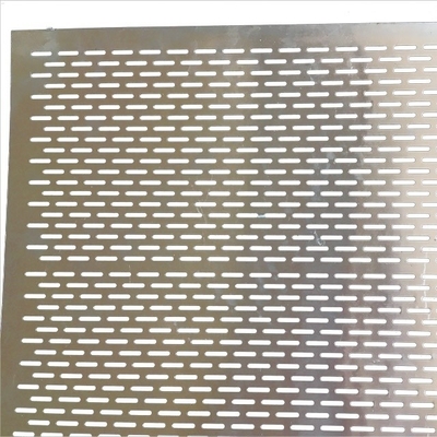 Técnica de perforación exterior de perforación redonda Hoyo de hoja de metal perfecta para la pantalla de construcción