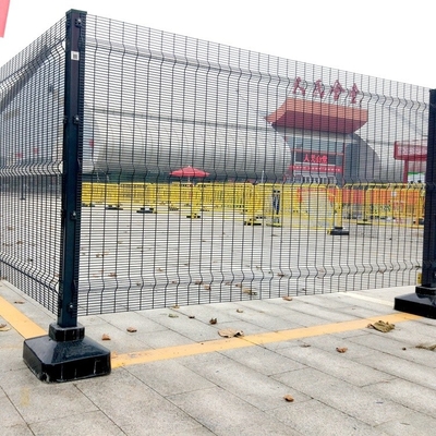 Paneles de cerca de malla de alambre galvanizados 358 anti-cortado Solución duradera y a prueba de alteraciones para sitios comerciales industriales