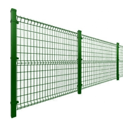 Pvc recubierto de carga pesada 3D Metal de alambre de cerca de seguridad amigable para la granja con diseño anti-ascenso y 4/ 4.5/ 5mm de diámetro de alambre