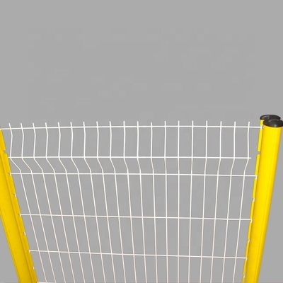 Pvc recubierto de carga pesada 3D Metal de alambre de cerca de seguridad amigable para la granja con diseño anti-ascenso y 4/ 4.5/ 5mm de diámetro de alambre