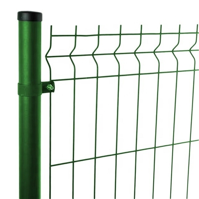 Pvc recubierto de carga pesada 3D Metal de alambre de cerca de seguridad amigable para la granja con diseño anti-ascenso y 4/ 4.5/ 5mm de diámetro de alambre