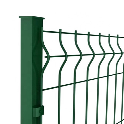 Pvc recubierto de carga pesada 3D Metal de alambre de cerca de seguridad amigable para la granja con diseño anti-ascenso y 4/ 4.5/ 5mm de diámetro de alambre