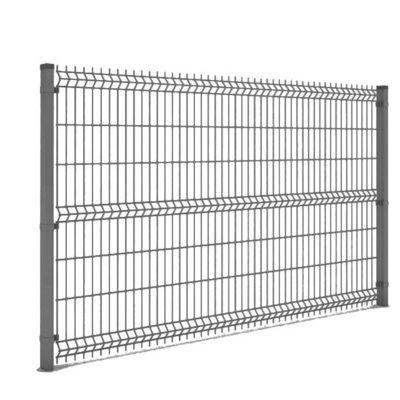 Recinto de malla de alambre soldado en 3D con visibilidad mejorada Escudo exterior decorativo galvanizado y recubierto de PVC