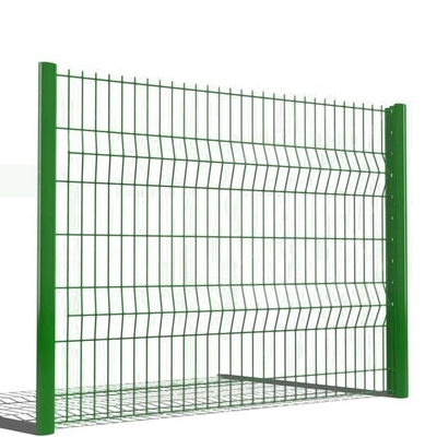 Recinto de malla de alambre soldado en 3D con visibilidad mejorada Escudo exterior decorativo galvanizado y recubierto de PVC