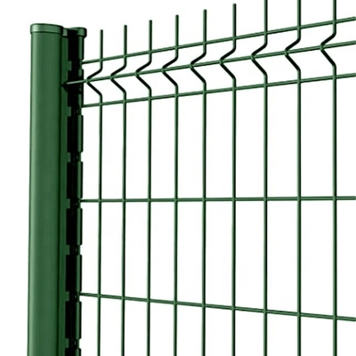 Recinto de malla de alambre soldado en 3D con visibilidad mejorada Escudo exterior decorativo galvanizado y recubierto de PVC
