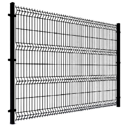 Recinto de malla de alambre soldado en 3D con visibilidad mejorada Escudo exterior decorativo galvanizado y recubierto de PVC