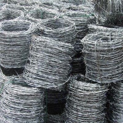 1.6mm Diámetro de alambre Seguridad de alambre de púas galvanizado Cercas duraderas para protección máxima