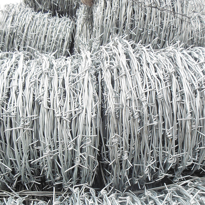 1.6mm Diámetro de alambre Seguridad de alambre de púas galvanizado Cercas duraderas para protección máxima