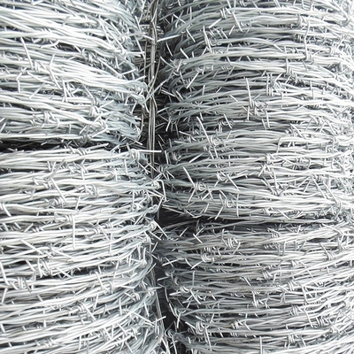 1.6mm Diámetro de alambre Seguridad de alambre de púas galvanizado Cercas duraderas para protección máxima